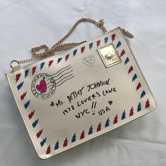 ❌SOLD ❌Betsey Johnson envelope crossbody bag - Picture 3 of 8